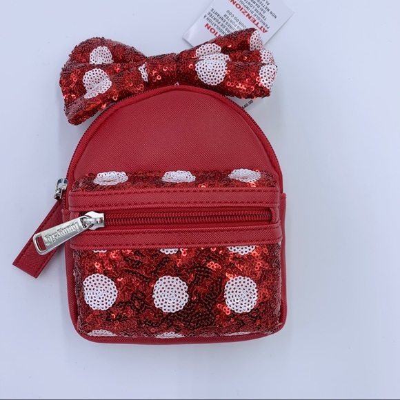 Disney Loungefly Minnie Mouse Mini Wristlet - Picture 8 of 9